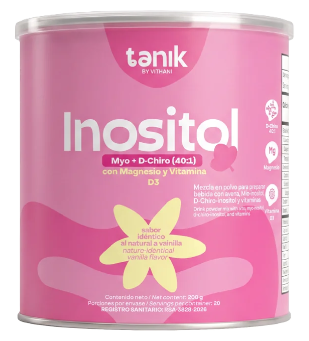 Lata de Tanik Myo-Inositol y D-Chiro-Inositol de 200 gramos